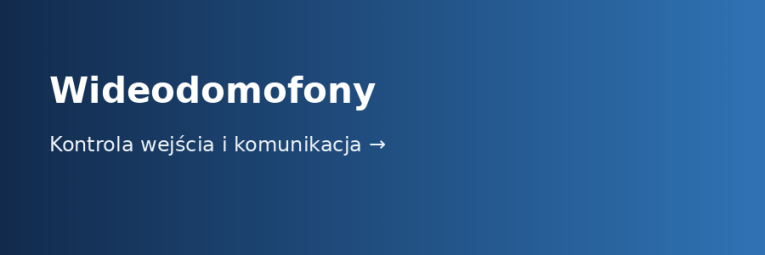 Wideodomofony – wygodna kontrola wejścia