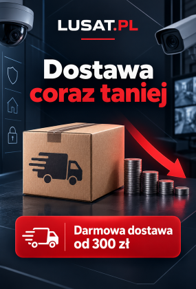 Dostawa coraz taniej – darmowa dostawa od 300 zł w LUSAT.PL